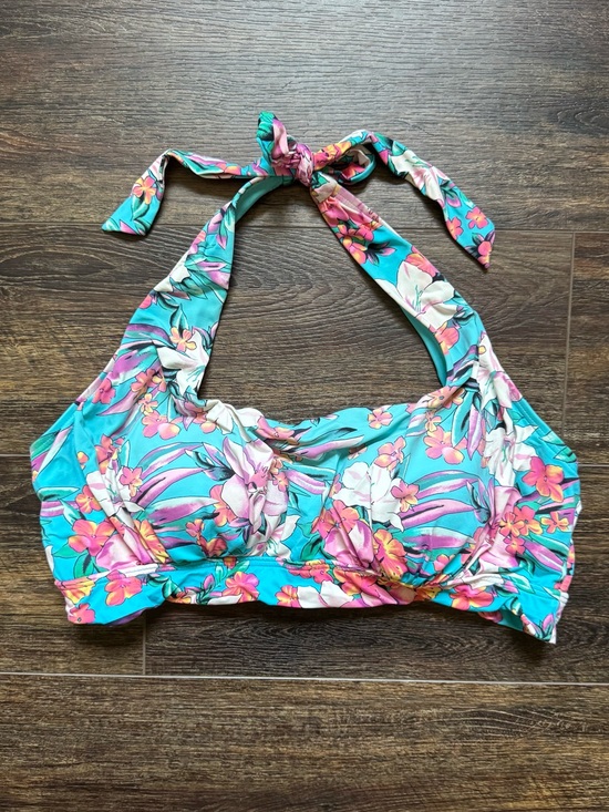 Lands' End Other - Lands End Floral Halter Bikini Top L